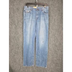 Cody James Riding Jean Women's Blue Denim‎ Jeans Size 33x34 Light Wash Cowgirl